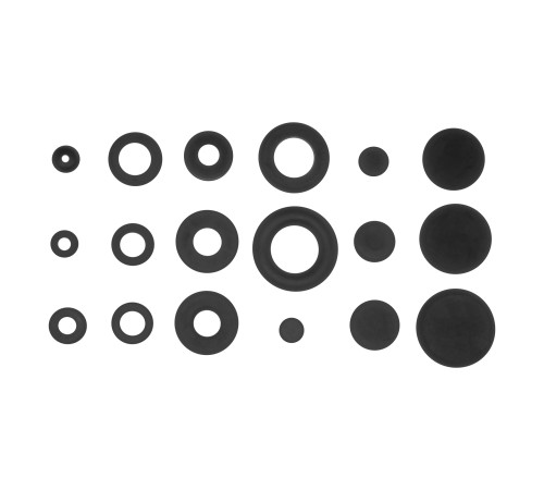 Набор сальников, D 6, 35-25.4 мм, 125 предметов Сибртех