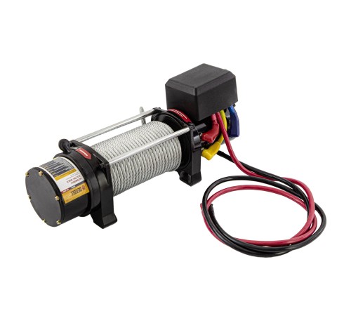 Лебедка автомобильная электрическая LB-3000.3.6 т, 3.4 кВт, 12 В Denzel