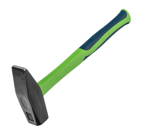 Молоток слесарный, 1000 г, фибергласовая обрезиненная рукоятка Сибртех