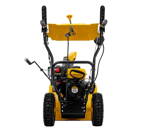 Бензиновая снегоуборочная машина SB 560 LP, 212 cc, электростартер, фара Denzel