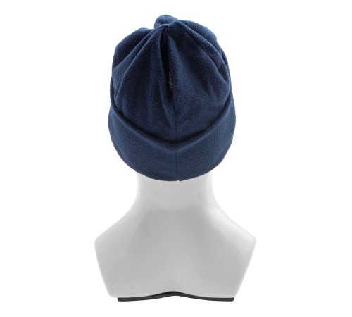 Шапка с отворотом из флиса для взрослых, размер 58-59, синяя Сибртех