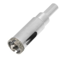 Сверло алмазное по керамограниту, 18 х 67 мм, трехгранный хвостовик Matrix