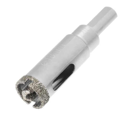 Сверло алмазное по керамограниту, 18 х 67 мм, трехгранный хвостовик Matrix