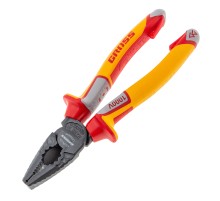 Плоскогубцы комбинированные, диэлектрические трехкомпонентные рукоятки до 1000 В, 180 мм Gross