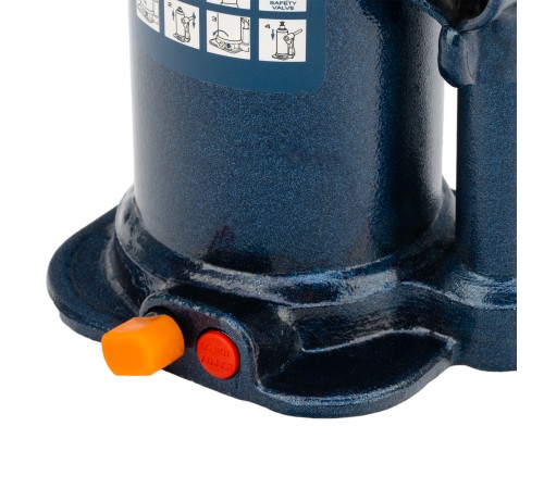 Домкрат гидравлический бутылочный, 5 т, h подъема 207-404 мм, в пластиковом кейсе Stels