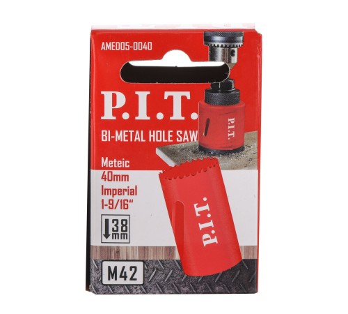 Коронка биметаллическая по металлу P.I.T. AMED05-0040