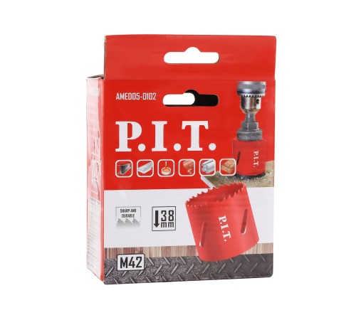 Коронка биметаллическая по металлу P.I.T.1AMED05-0102