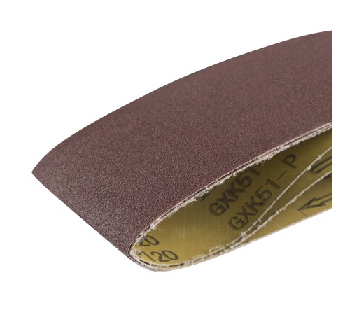 Лента абразивная бесконечная, P 120, 75 х 457 мм, 3 шт Matrix