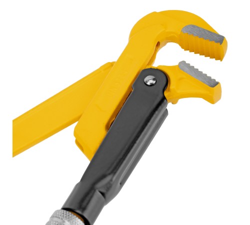 Ключ трубный рычажный №0, 3/4", цельнокованый, CrV, тип "L" Denzel