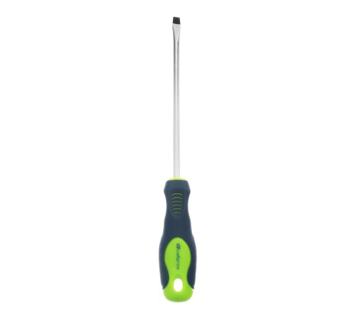 Отвертка, SL6 х 150 мм, CrV, двухкомпонентная рукоятка Сибртех