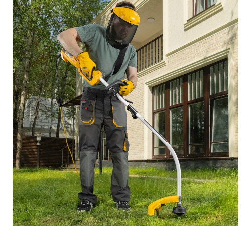 Триммер электрический TE-1100, 1100 Вт, 380 мм, катушка, разборная штанга// Denzel