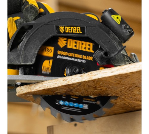 Пильный диск по дереву ф180х 20 мм, 24 зубьев Denzel