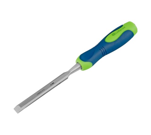 Долото-стамеска, 12 мм, двухкомпонентная рукоятка Сибртех