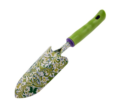 Совок посадочный широкий, 80 х 330 мм, стальной, пластиковая рукоятка, Flower Green, Palisad