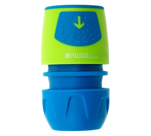 Соединитель быстросъемный для шланга 1/2-3/4, аквастоп, АВС-пластик Palisad Luxe