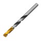 Сверло спиральное по металлу 8 x 117мм, Р6М5, Golden Tip, многогранная заточка Denzel