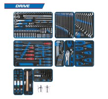 Набор инструментов 251 предмет, "DRIVE", для тележки, 10 ложементов KING TONY 934-251MRVD Набор инструментов 251 предмет, "DRIVE", для тележки, 10 ложементов KING TONY 934-251MRVD