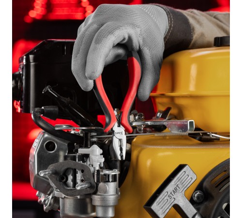 Плоскогубцы Mini, 130 мм, никелированные, авторазжим, двухкомпонентные рукоятки Matrix