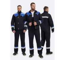 Костюм Бостон IMP (тк.Саржа,320) п/к, т.синий/васильковый Костюм Бостон IMP (тк.Саржа,320) п/к, т.синий/васильковый