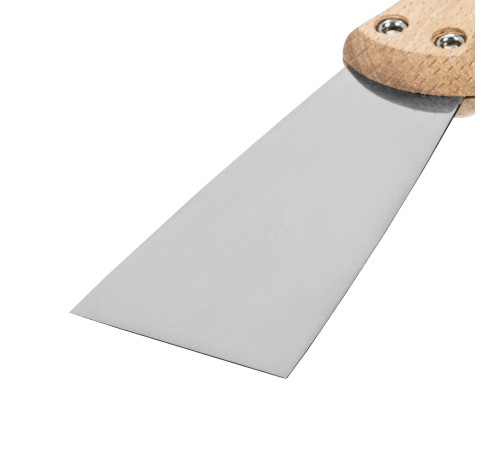 Шпательная лопатка из нержавеющей стали, 50 мм, буковая рукоятка, EFP Matrix