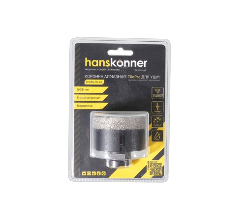 Коронка алмазная для УШМ Hanskonner H1055-10-68 Коронка алмазная для УШМ Hanskonner H1055-10-68