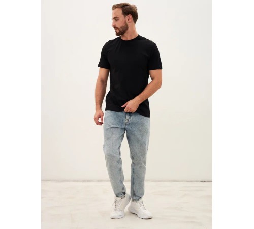 Футболка NEW (тк.Трикотаж,160), черный