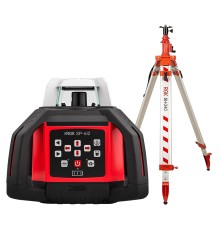 Комплект: ротационный нивелир RGK SP-612 с калибровкой + элевационный штатив RGK SH-340