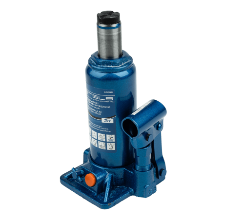 Домкрат гидравлический бутылочный, 3 т, H подъема 178-343 мм Stels