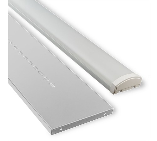 RUNTEC LA12-7035 Полка с лампой для верстака 1200 мм (светло-серый) RUNTEC LA12-7035 Полка с лампой для верстака 1200 мм (светло-серый)