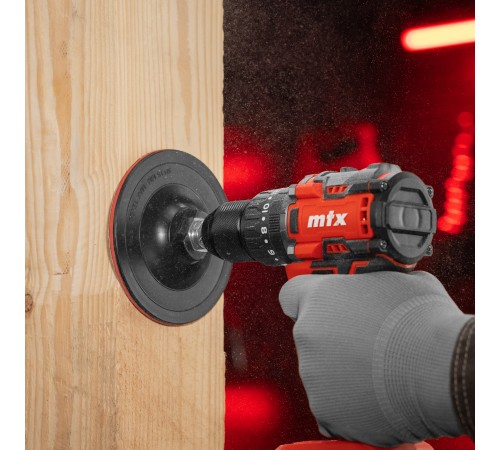 Круг абразивный на ворсовой подложке под 