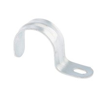 Скоба металлическая однолапковая, 14 мм, 100 шт Сибртех