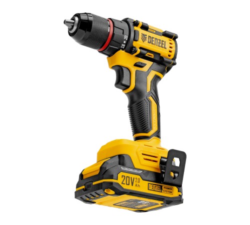 Дрель-шуруповерт аккумуляторная бесщет. CDH-BL-20, Li-Ion, 20 В// Denzel