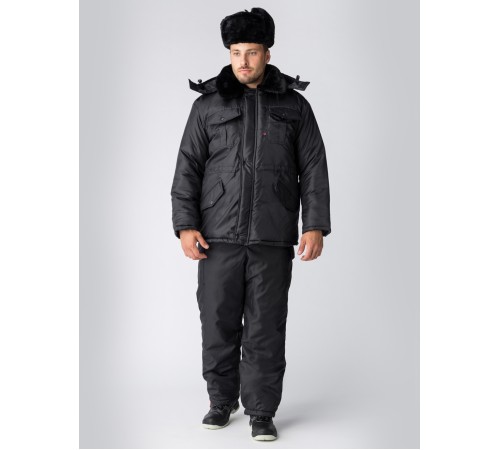 Куртка зимняя для Охранника, черный