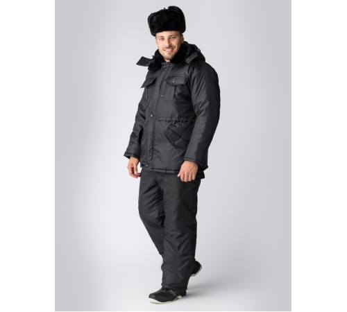 Куртка зимняя для Охранника, черный