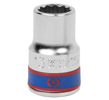 Головка торцевая стандартная двенадцатигранная 1/2", 13 мм KING TONY 433013M Головка торцевая стандартная двенадцатигранная 1/2", 13 мм KING TONY 433013M