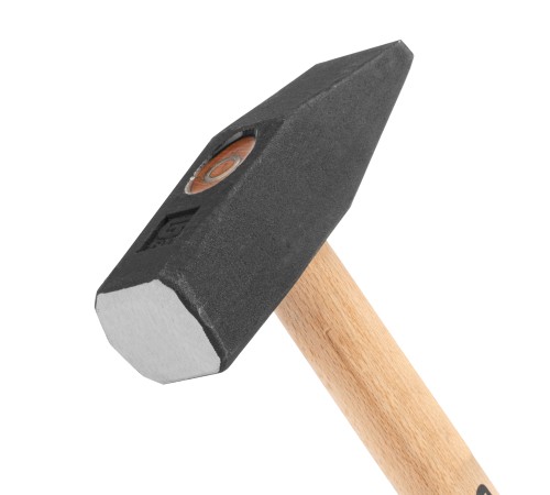 Молоток слесарный 1500 г, квадратный боек, деревянная рукоятка Сибртех