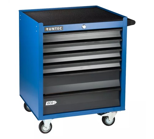 RUNTEC RTEC-6B Тележка инструментальная 6 полочная ECO синяя RUNTEC RTEC-6B Тележка инструментальная 6 полочная ECO синяя