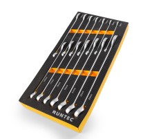 RUNTEC RT-WME14 Набор ключей комбинированных RUNTEC CrV 8-24 мм в ложементе EVA, 14 предметов