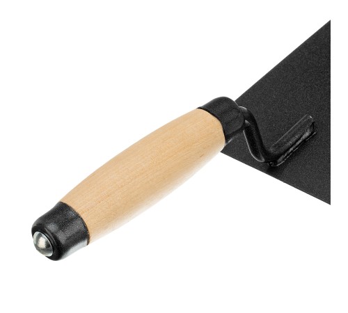 Кельма отделочника, стальная, деревянная усиленная ручка