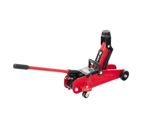 Домкрат гидравлический подкатной, 2 т, 135-320 мм, в пласт. кейсе MTX