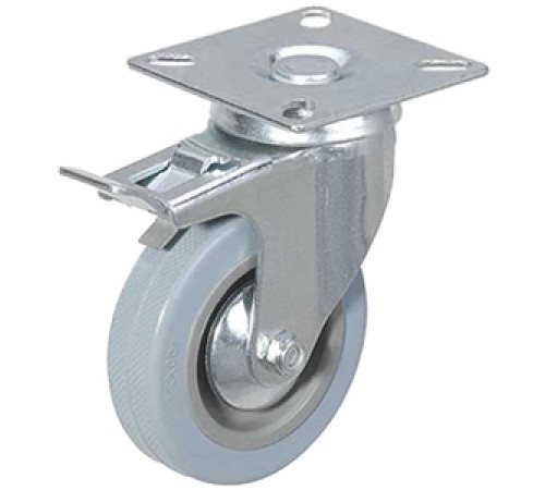 Колесо аппаратное поворотное SCgb 55 120 мм с тормозом (F) Колесо аппаратное поворотное SCgb 55 120 мм с тормозом (F)