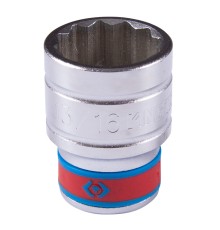Головка торцевая стандартная двенадцатигранная 1/2", 13/16", дюймовая KING TONY 433026S Головка торцевая стандартная двенадцатигранная 1/2", 13/16", дюймовая KING TONY 433026S