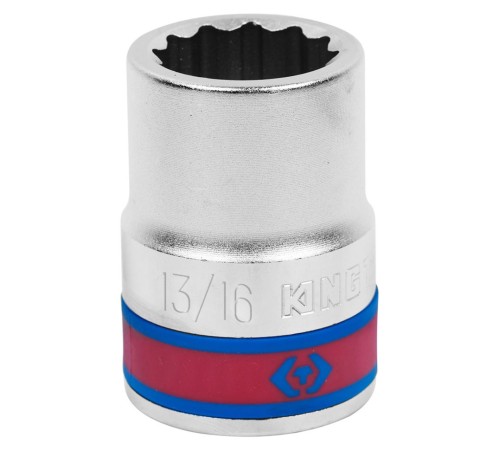 Головка торцевая стандартная двенадцатигранная 3/4", 13/16", дюймовая KING TONY 633026S