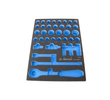 Ложемент для набора торцевых головок 9-4537MRV, EVA KING TONY 85811632B