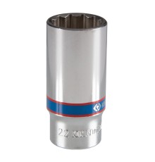Головка торцевая глубокая двенадцатигранная 3/8", 22 мм KING TONY 323022M