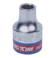 Головка торцевая стандартная двенадцатигранная 3/8", 1/4", дюймовая KING TONY 333008S