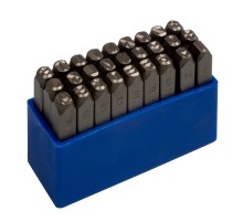 Набор ударных клейм 5 мм, буквы-латиница, 27 предметов KING TONY 11427SQ05