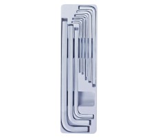 Набор Г-образных шестигранников 1/8"-9/16", дюймовые, длинные, 8 предметов KING TONY 20208SR01 Набор Г-образных шестигранников 1/8"-9/16", дюймовые, длинные, 8 предметов KING TONY 20208SR01