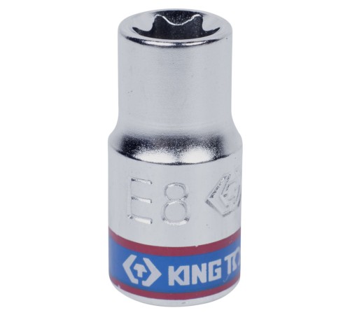 Головка торцевая TORX Е-стандарт 1/4", E10, L = 24 мм KING TONY 237510M Головка торцевая TORX Е-стандарт 1/4", E10, L = 24 мм KING TONY 237510M