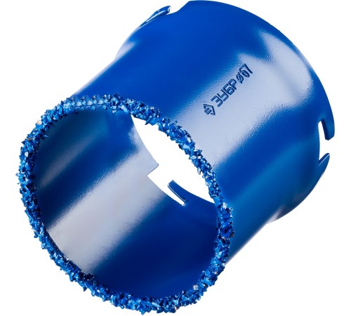 ЗУБР d 67 мм, L - 55 мм, карбид-вольфрамовое нанесение, кольцевая коронка 33350-67_z01 Профессионал